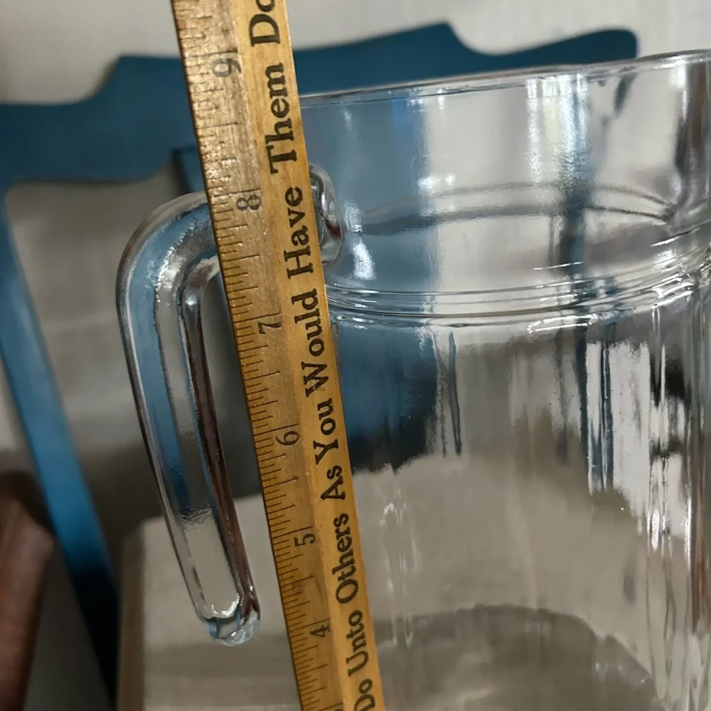 Vintage Glass Pitcher